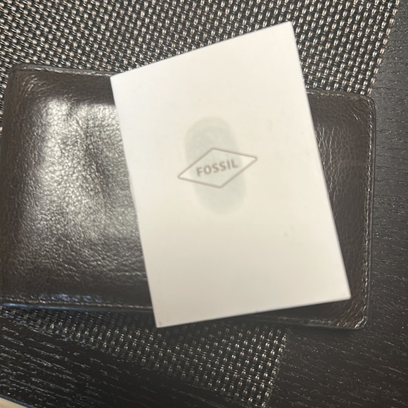 Full leather bifold wallet with money clip! (Used less than a week) - Picture 6 of 6